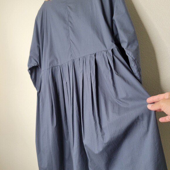 COS Shirt Womens SIZE 36 Button Front Long Tunic Dress Top Pockets Casual Ladies - Picture 16 of 16